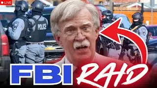 🔴 FBI RAID!! Bethesda. JOHN BOLTON'S HOME!! Police. SEARCH WARRANT!! Maryland. LIVE.
