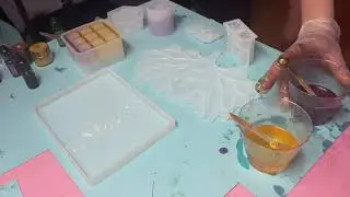 Amethyst Resin Jewelry Tray! Resin Art Video :)
