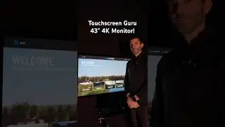 Лучший сенсорный симулятор гольфа! Обзор монитора коммерческого класса Guru с сенсорным экраном 4...