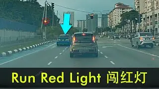 Mercedes-Benz RAG1004 and Honda Civic WRW2889 - Run a Red Light