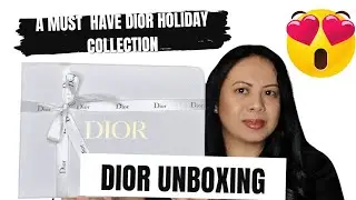 You need this... a must have Dior 2021 holiday collection unboxing & a bonus M.A.C make up unboxing