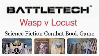 Robotech Matchup! Battletech: научно-фантастическая боевая книжная игра (1987), геймплей Wasp vs ...