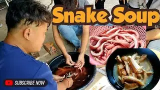 Snake Soup - Delicious Snake Boiling For Food / Kid Mo