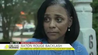 Protesters arrested during clashes with Baton Rouge police