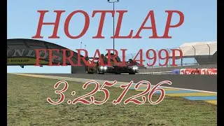 Hotlap Ferrari 499P Hypercar Le Mans