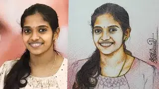 My Love❣️Portrait Color Pencil Drawing...