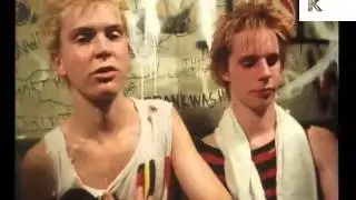 1970s Generation X Punk Band Interview, Billy Idol | Premium Footage
