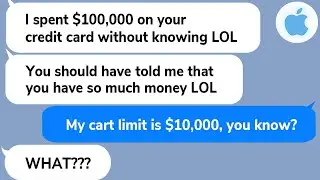 【Apple】Trashy parents who only dotes my beautiful sis, went on a spree mistaking it was my credit…