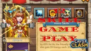 Athene |  Castle Clash | 12 Skill | Lost Battlefield | Gameplay