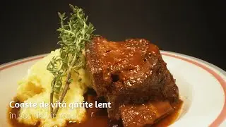 Rețetă pentru vin - Coaste de vită gătite lent &icirc;n sos de vin roșu | Răzvan Exarhu
