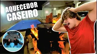 FIZEMOS UM AQUECEDOR CASEIRO PARA MINHA PISCINA