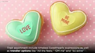 Conversation doughnuts fill the heart-shaped hole left by Sweethearts this Valentine's Day