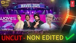 UNCUT - WAVES Summit 2025 | Shah Rukh Khan and Deepika Padukone | Jio World Convention Centre Mumbai