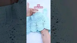 Tutorial Disponible #crochettop #toptejido #crochet #crochetinstructions #topcrochet #crochetmoderno