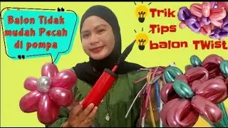 TRIK DAN TIPS SUPAYA BALON BUNGA VIRAL TIDAK MUDAH PECAH PAS DI BENTUK AUTO AWET MENGKILAT