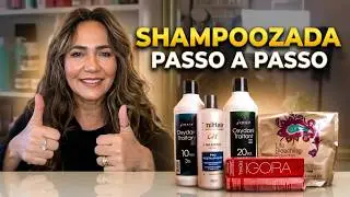 COMO FAZER SHAMPOOZADA PASSO A PASSO #HairTutorial