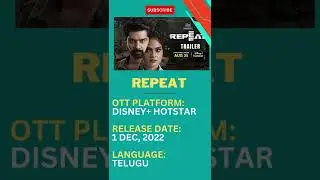 [Disney+Hotstar] OTT Movies  Releasing on This FRIDAY(2nd Dec)| Monster on Disney+|  REPEAT| FREEDY