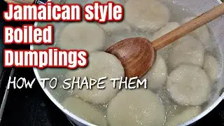 3 ways to shape Jamaican boiled dumplings