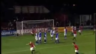Res: United 3 Blackburn 0_Magnus Eikrem's  free-kick