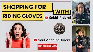 1st Shopping Vlog with @Sakhi_Riderni | Finding The Best Riding Gloves in Pune #ridinggloves
