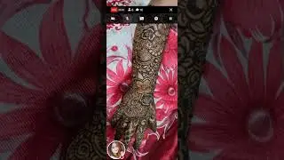 ayesha mehndi artist is live...😍 ajj ka special design 😂baby bridal mehndi 🗣️