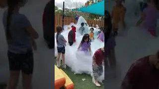 Foam Party at Toybrary Austin!