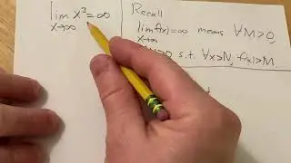 Limit Proof: x^3 approaches infinity as x approaches infinity