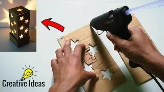 How To Make Homemade Night Lampshade Easily || Very Easy Way To Make At Home || DIY Home Decor
