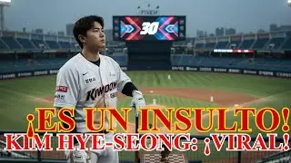 Kim Hye-seong: ¿Puntuación 30 es un insulto? La polémica viral en EEUU.