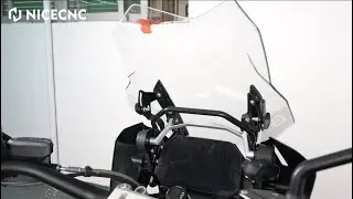 How to Install Windscreen Stabilizer Kit For BMW R1200GS Adv 14-19 R1250GS Adv 2018-2024