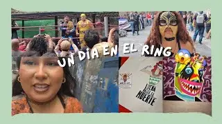 UN DÍA EN EL RING 🤼‍♀️  VAGANDO TODO EL DÍA 🚶‍♀️✨️