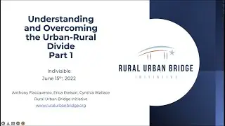 Overcoming the Rural-Urban Divide: A Training for Indivisible (Part 1, June 15)