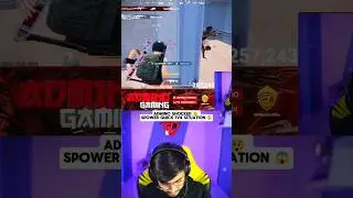 ADMINO SHOCKED 😲 SPOWER 1V4 SITUATION 😱 @SPowerGaming #bgmi #bgmishorts #shorts