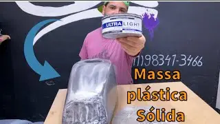 Massa plástica | meu jeito de passar massa plástica.