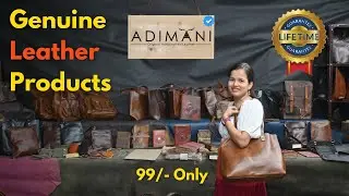 Genuine Leather Products | Export Business Idea | Saste Leather products #leather #business