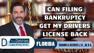 Driver's License Reinstatement: Can Filing Bankruptcy Get My Drivers License Back