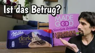 Ich war ein richtiges Opfer - Made Good Bar und Milka darkmilk Nougat