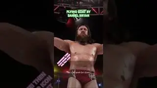 Daniel Bryan takes a HUGE LEAP! #wwe #wrestler #wrestling #ytshorts #shorts #wwe2k