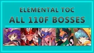 Monster Super League - Elemental Tower - All 110F Bosses