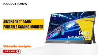 Обзор портативного игрового монитора ARZOPA 16,1'' 144 Гц | FHD, HDR, 106% sRGB, протестировано н...