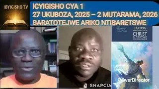 IBYIGISHO BY'ISHURI RYO KW'ISABATO BIYOBORA ABAKUZE KWIGA BIBIRIYA;igihembwe cya1 icyigisho cya1live