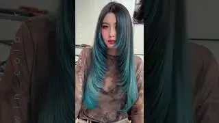 Beautiful work, beutiful model 🔥🔥🔥🔥 blow dry-beautiful hair ❤️💈 #shorts #fyp #hairstyle