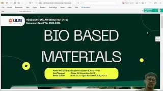 BIO BASED MATERIALS - ATS LOGISTIK SISTEM & SCM | ULBI | ALGI KEMAL AL AZIZ