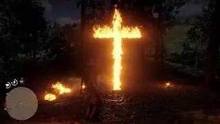 Red Dead Redemption 2 - Ku Klux Klan Cross Burning