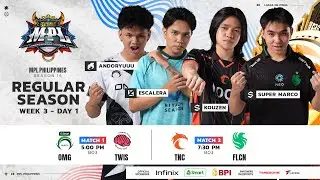 🔴 REBROADCAST| MPL PH S15 | ENGLISH - WEEK 3 DAY 1