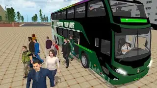 American bus driving gaming video 4K trading video￼ part7