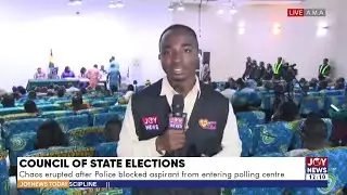 Council of State Elections: Chaos at polling centre after Police blocked aspirant from entering