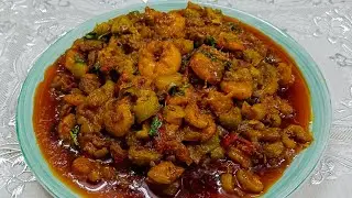 Jhinga Turai Ki Sabji | How To Make Turai Prawns Recipe