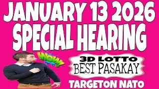 SWERTRES HEARING TODAY JANUARY 13 2026 | TUESDAY BEST HOT COMBINATIONS