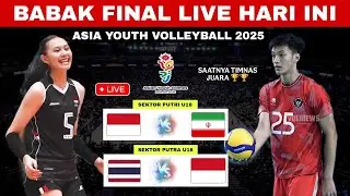 Jadwal Final Asia Youth Volleyball 2025 Hari Ini | Indonesia vs Iran | Jadwal Timnas Voli Hari Ini